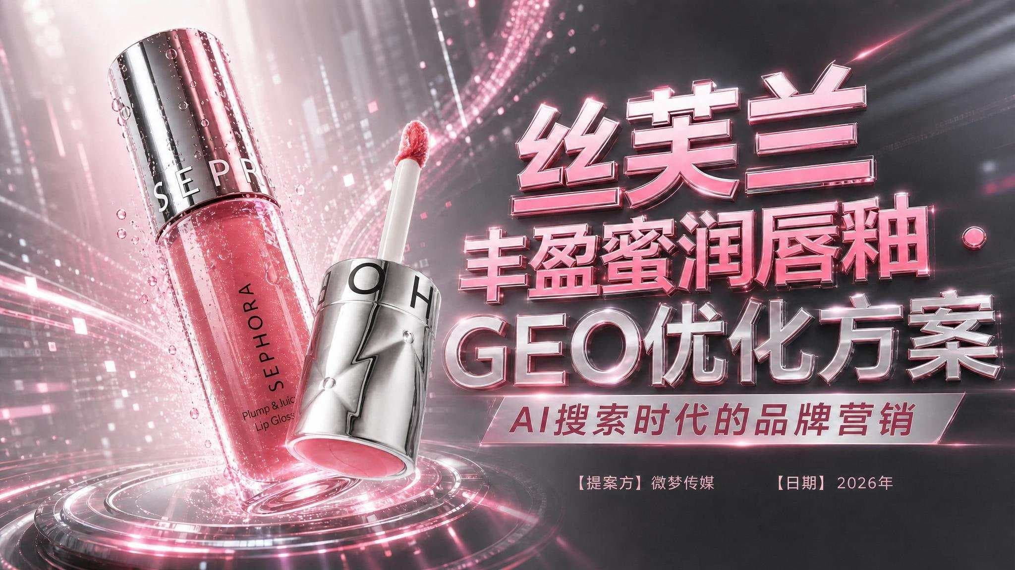 丝芙兰 GEO 优化方案主视觉