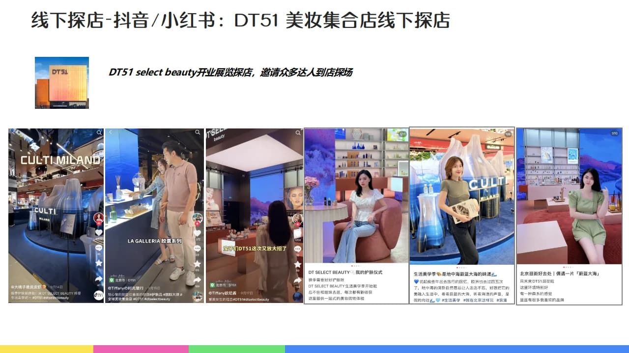 DT51 beauty store creator visits